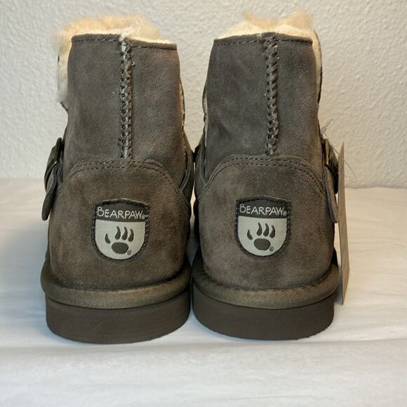 NWT BearPaw Imani seal brown Women’s Size 9 Ankle Boots warm shoes never wet - Picture 3 of 7